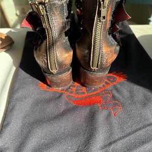 Freebird Brown Combat Boots